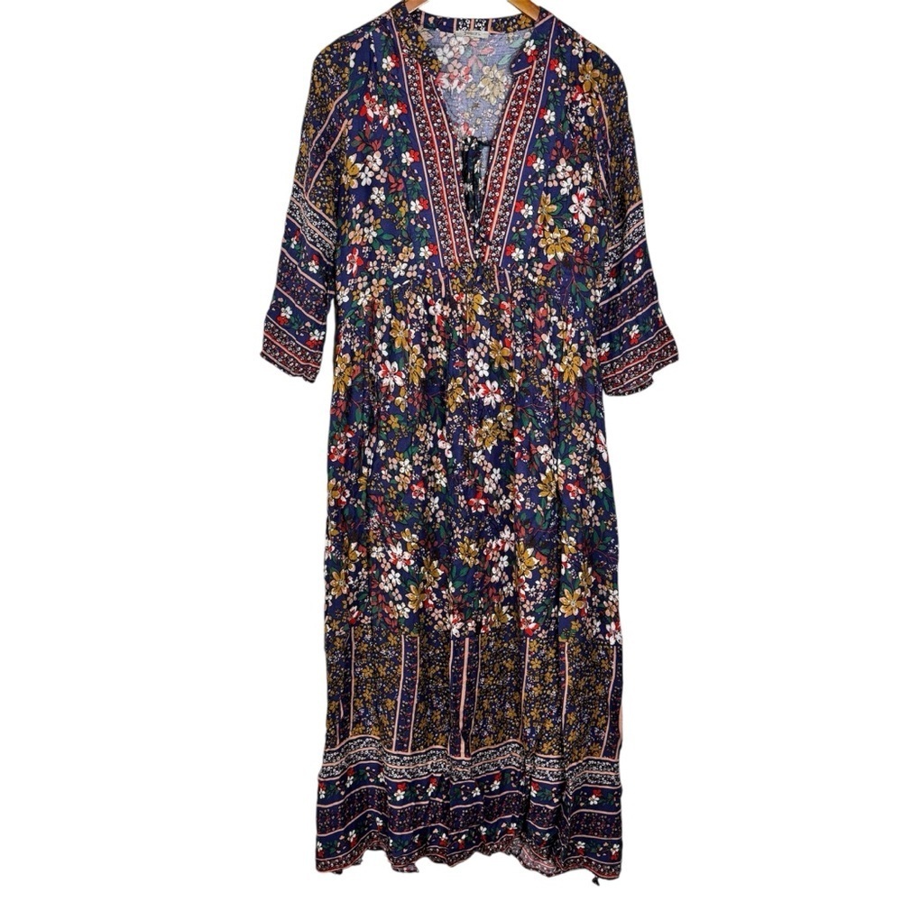 Jodifl Floral Boho Maxi Dress Size‎ Small